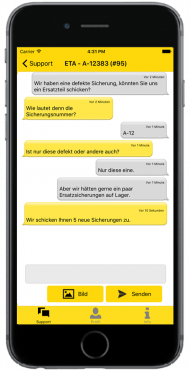 Screenshot mit iPhone 3